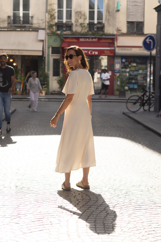 Robe Portefeuille Sable