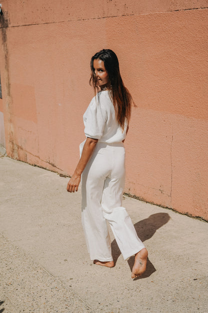 Pantalon de costume coton JASMIN