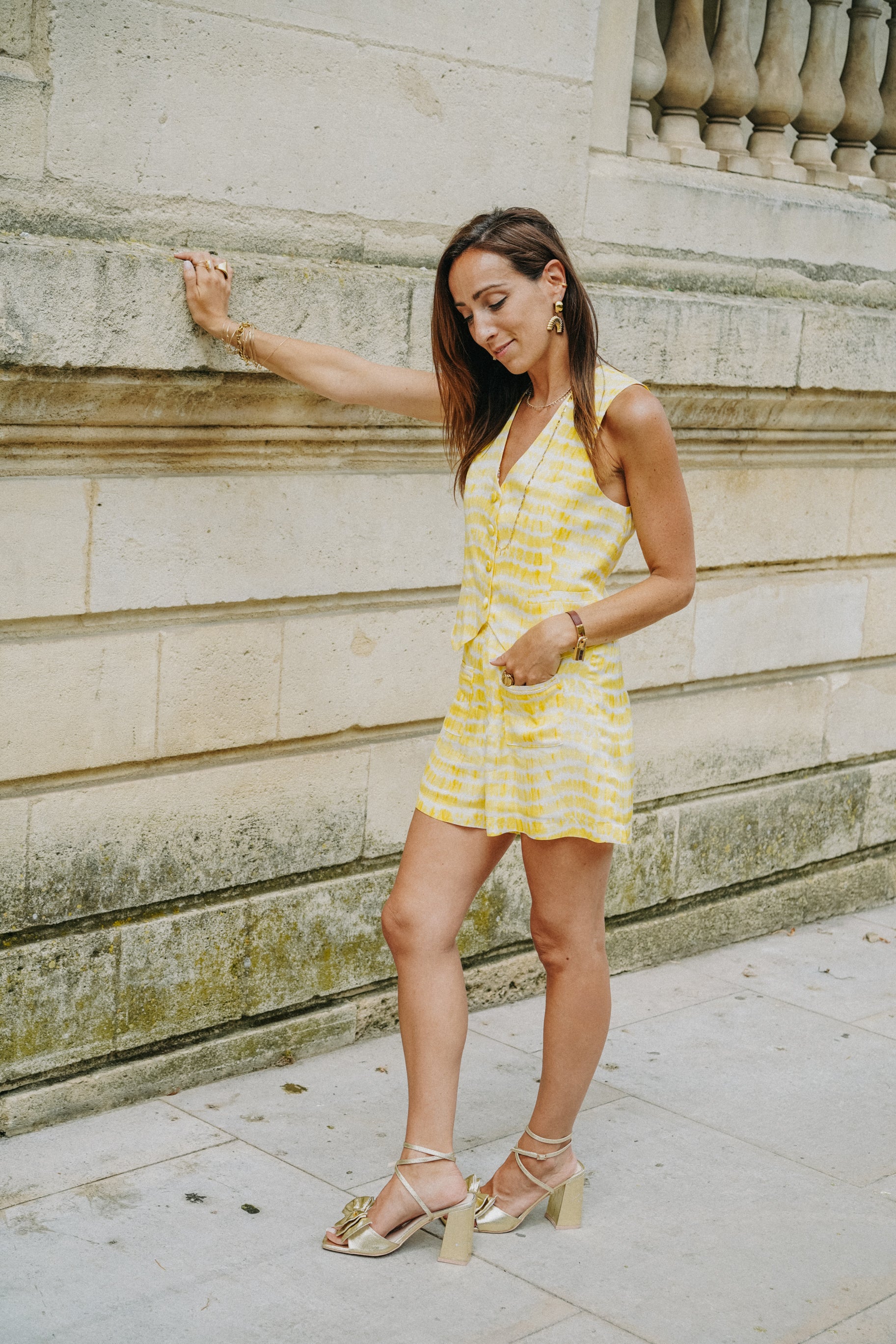 ensemble jaune été 