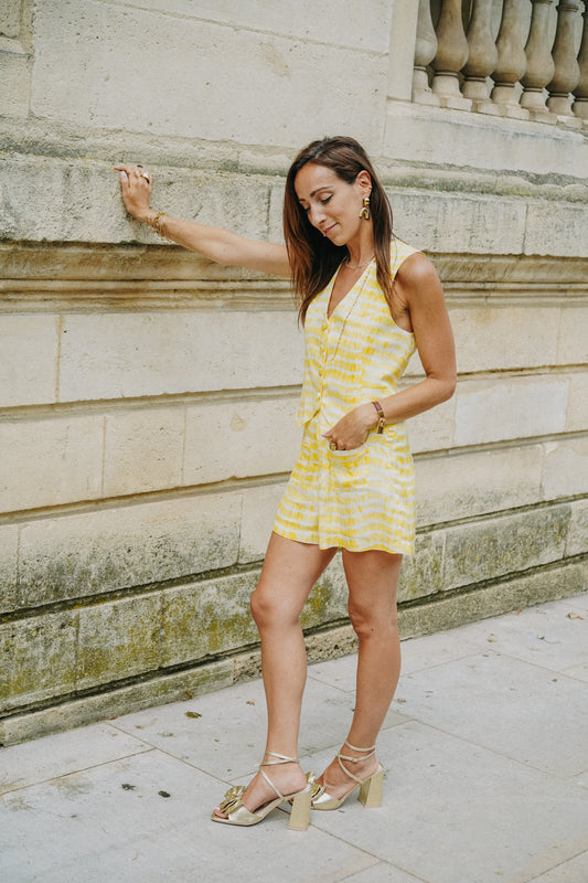 ensemble jaune été 