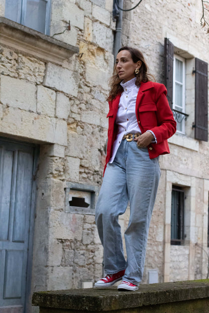 veste rouge jade 