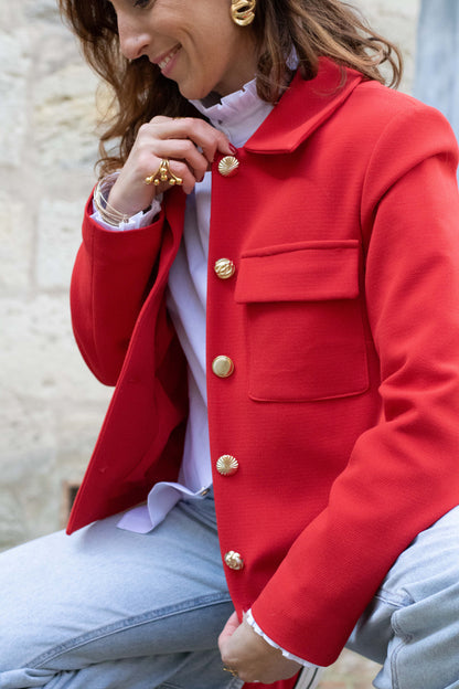 veste rouge 