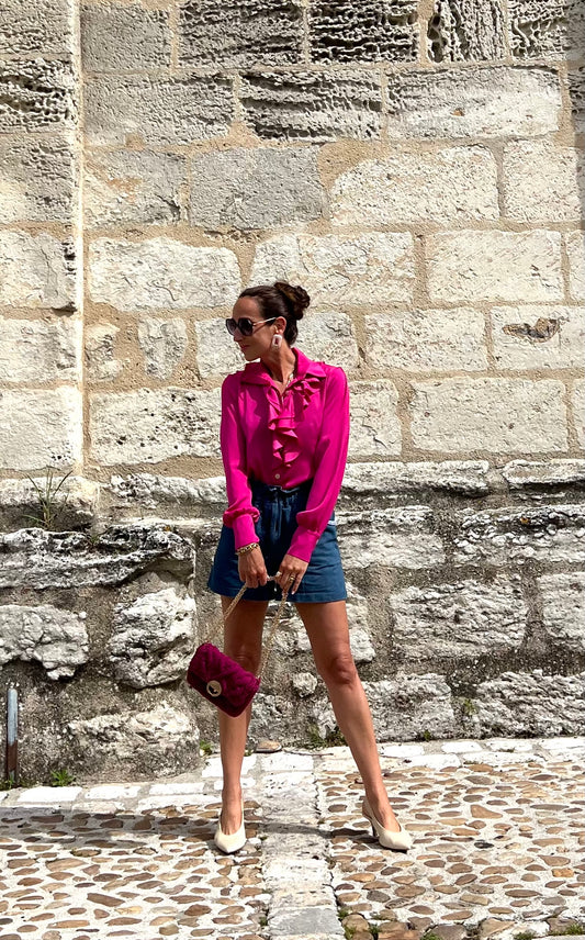 chemisier-rose-a-volant