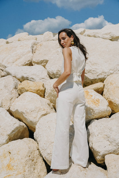 Pantalon de costume coton JASMIN