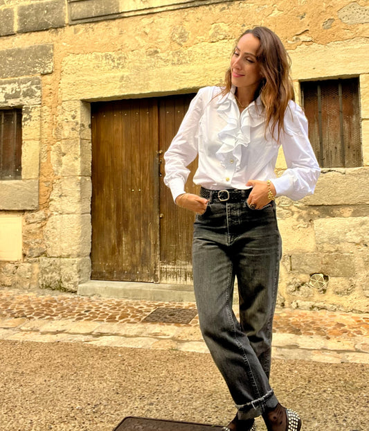 chemiser-a-volant-blanc