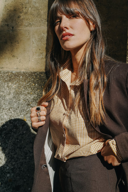 Blazer MARGOT Chocolat