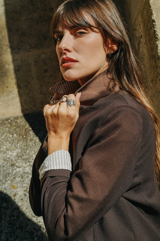 Blazer MARGOT Chocolat