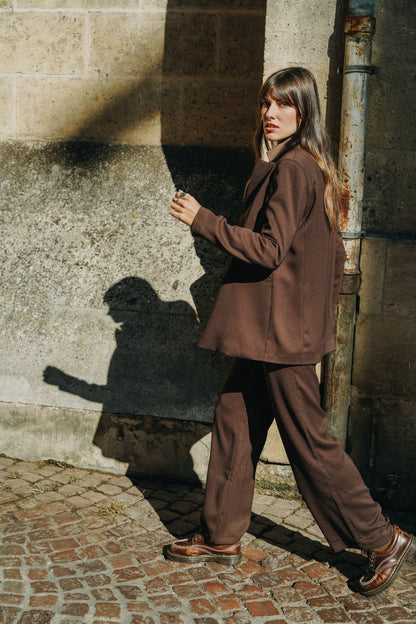 Blazer MARGOT Chocolat
