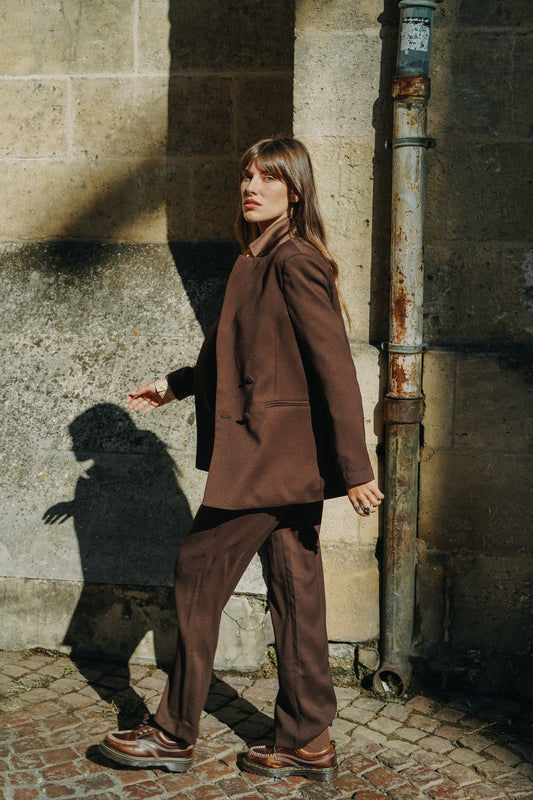 Blazer MARGOT Chocolat