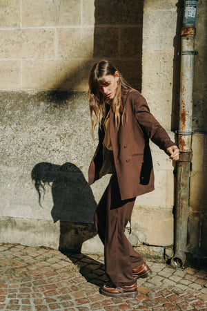 Blazer MARGOT Chocolat