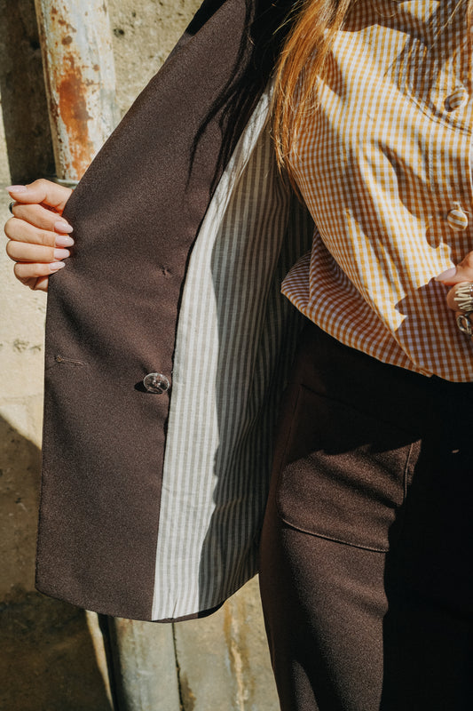 Blazer MARGOT Chocolat