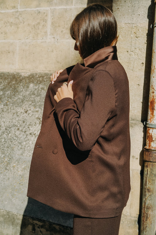 Blazer MARGOT Chocolat