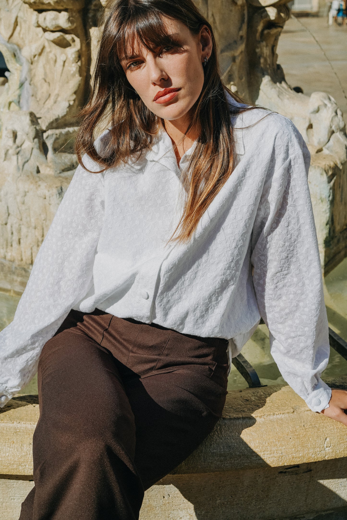 Pantalon PALAZZO Chocolat