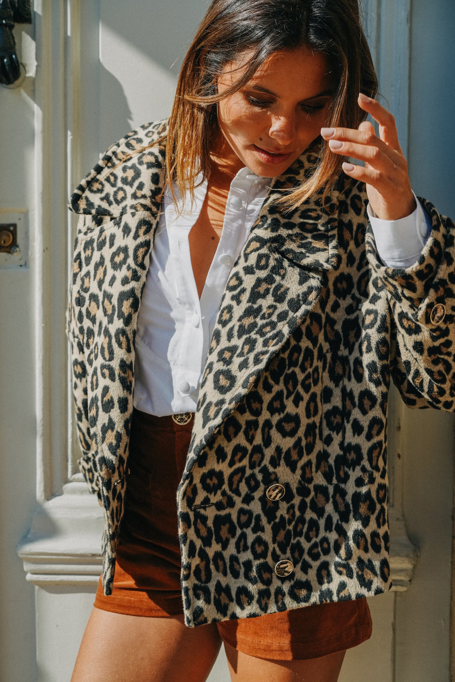 Manteau court  Léopard CAPUCINE