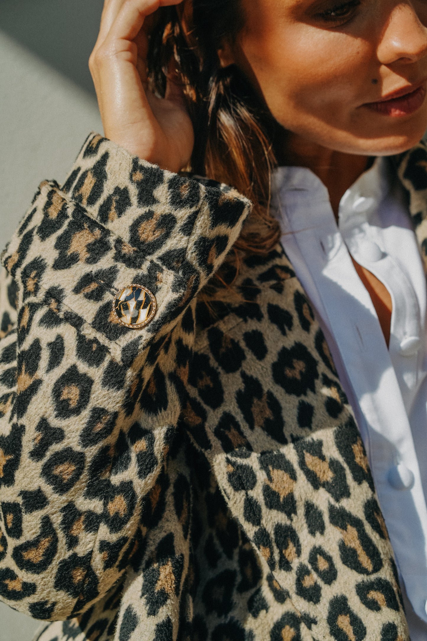 Manteau court  Léopard CAPUCINE