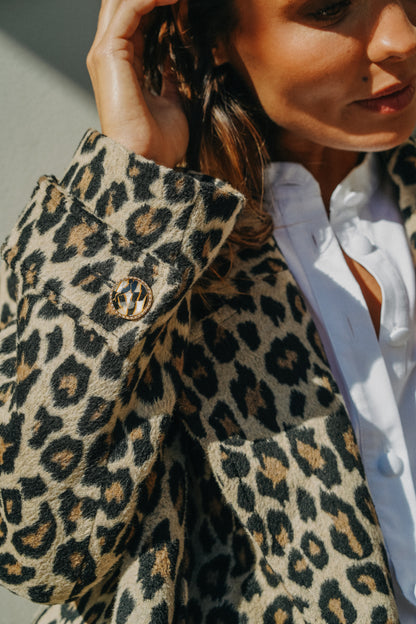 Manteau court  Léopard CAPUCINE