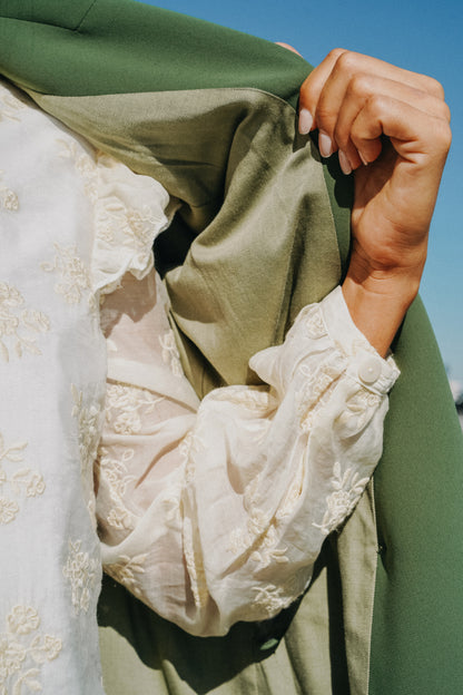 Chemise à Volants GAETAN Brodée