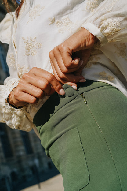 Pantalon PALAZZO Vert
