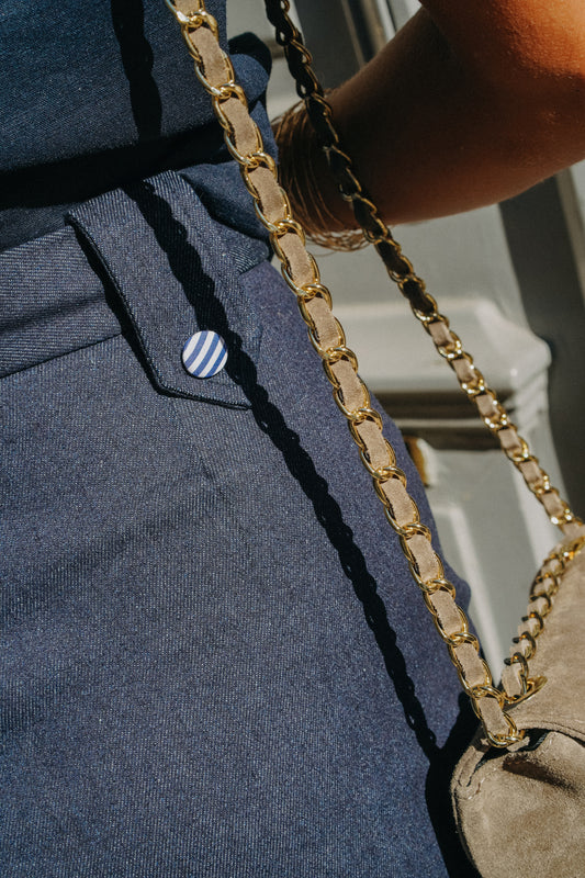 Jupe LÉONIE en Jean bleu