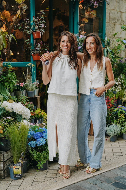 Jupe broderie 100% coton