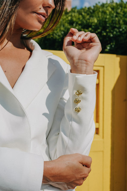 Blazer blanc tailleur COSMOS
