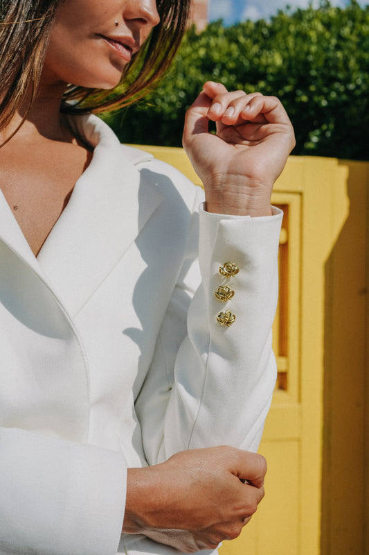 Blazer blanc tailleur COSMOS