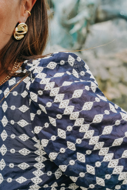robe bleu marine 
