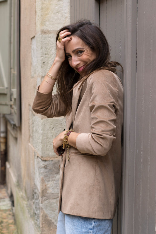 blazer en velours
