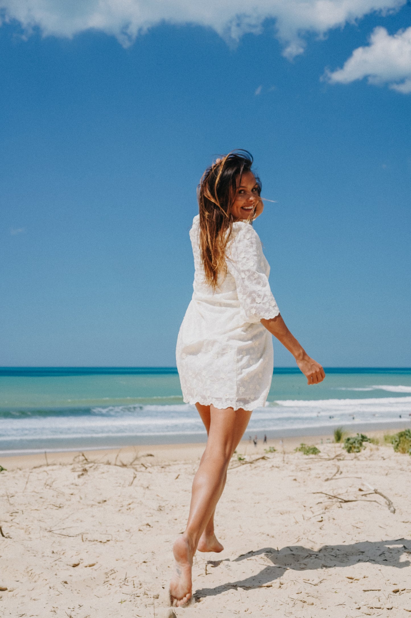 Robe Brodée MIMOSA