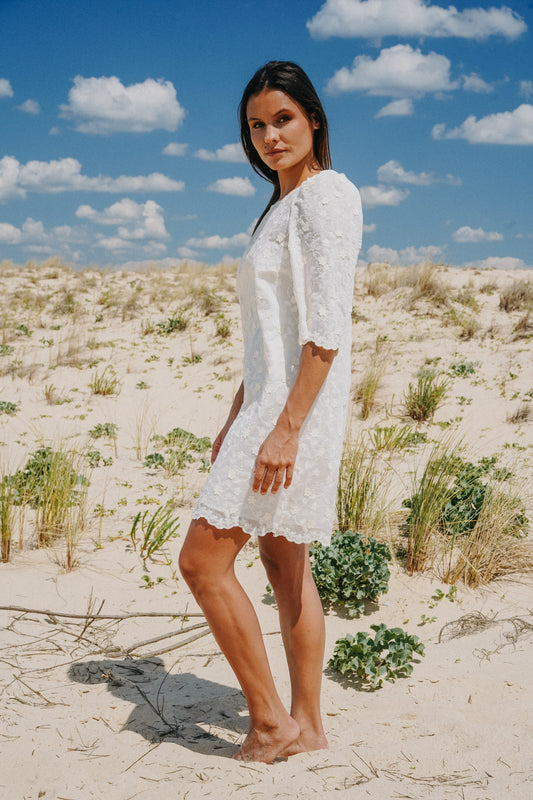 Robe Brodée MIMOSA